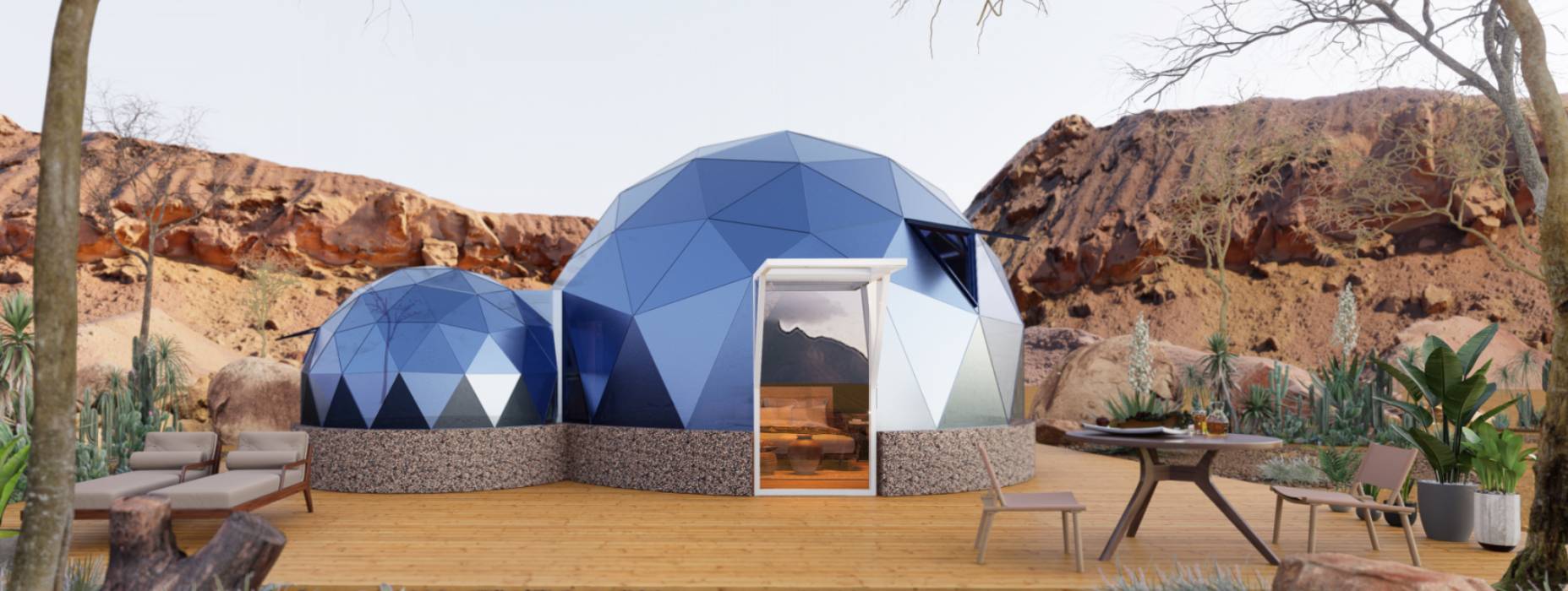 玉山县球形智能光伏玻璃星空房